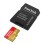 Spominska kartica SDXC-Micro 128GB Sandisk Etreme 190MB/s/U3 V30 UHS-I +adapter (SDSQXAA-128G-GN6MA)
