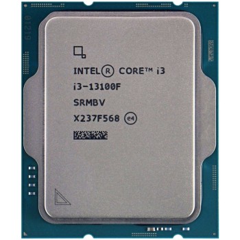 Procesor Intel 1700 Core i3 13100F 4C/8T 3.4GHz/4.5GHz tray 58W/89W brez grafike brez hladilnika