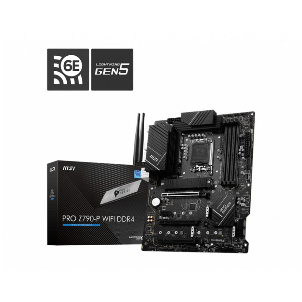 Osnovna plošča 1700 MSI PRO Z790-P WIFI DDR5 HDMI DisplayPort USB-C MSI Osnovna plošča 1700 MSI PRO Z790-P WIFI DDR5 HDMI DisplayPort USB-C