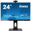 Monitor Iiyama 60,5 cm (23,8) XUB2490HSUC-B5 1920x1080 konferenca IPS 4ms VGA HDMI DisplayPort USB2.0 Pivot Kamera Zvočniki  sRGB99%