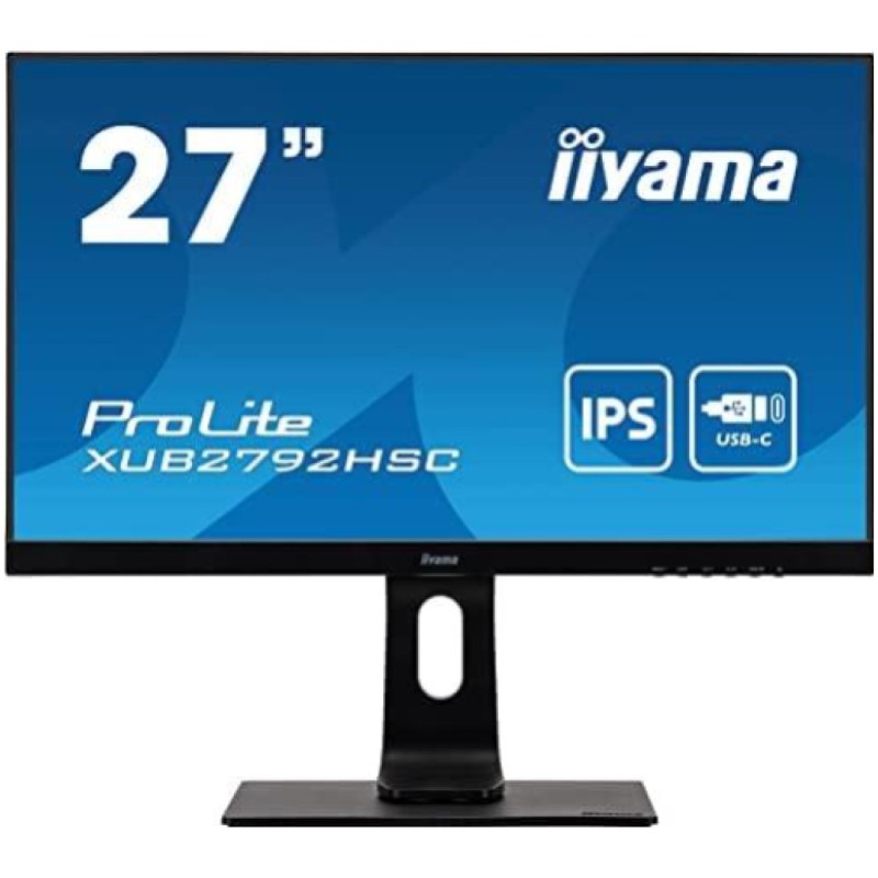 Monitor Iiyama 68,6 cm (27,0) XUB2792HSC-B1 1920x1080 75Hz IPS 4ms HDMI DisplayPort USB-C 65W 2xUSB3.0 Zvočniki sRGB99% Iiyama Monitor Iiyama 68,6 cm (27,0) XUB2792HSC-B1 1920x1080 75Hz IPS 4ms HDMI DisplayPort USB-C 65W 2xUSB3.0 Zvočniki sRGB99%