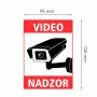 Video nadzor NALEPKA VIDEO NADZOR BELA A6 (134x95), Video nadzor NALEPKA VIDEO NADZOR BELA A6 (134x95),