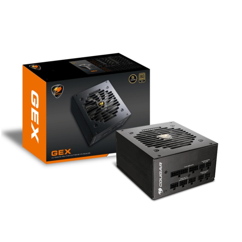 Napajalnik - 850W Cougar GEX 850 80Plus Gold 91% ATX 12V Modular 120mm črna (GEX850)