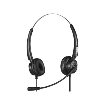 Slušalke žične Sandberg naglavne z mikrofonom RJ9/11 USB črne Headset Pro stereo (126-30)