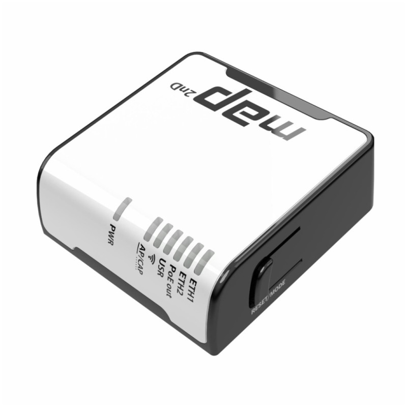 Dostopna točka Mikrotik WiFi3 802.11g N300 300Mbit/s 2xRJ45 1x notranja antena (RBmAP2nD) MIKROTIK Dostopna točka Mikrotik WiFi3 802.11g N300 300Mbit/s 2xRJ45 1x notranja antena (RBmAP2nD)