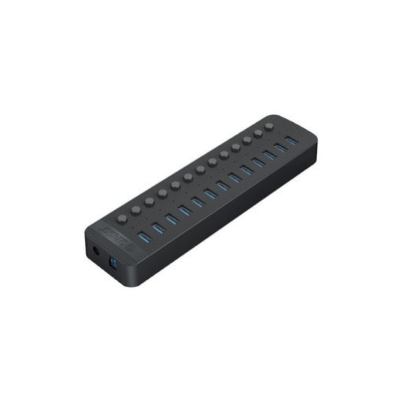HUB USB 3.0 13portni s stikali Orico + napajalnik črn (CT2U3-16AB) Orico HUB USB 3.0 13portni s stikali Orico + napajalnik črn (CT2U3-16AB)