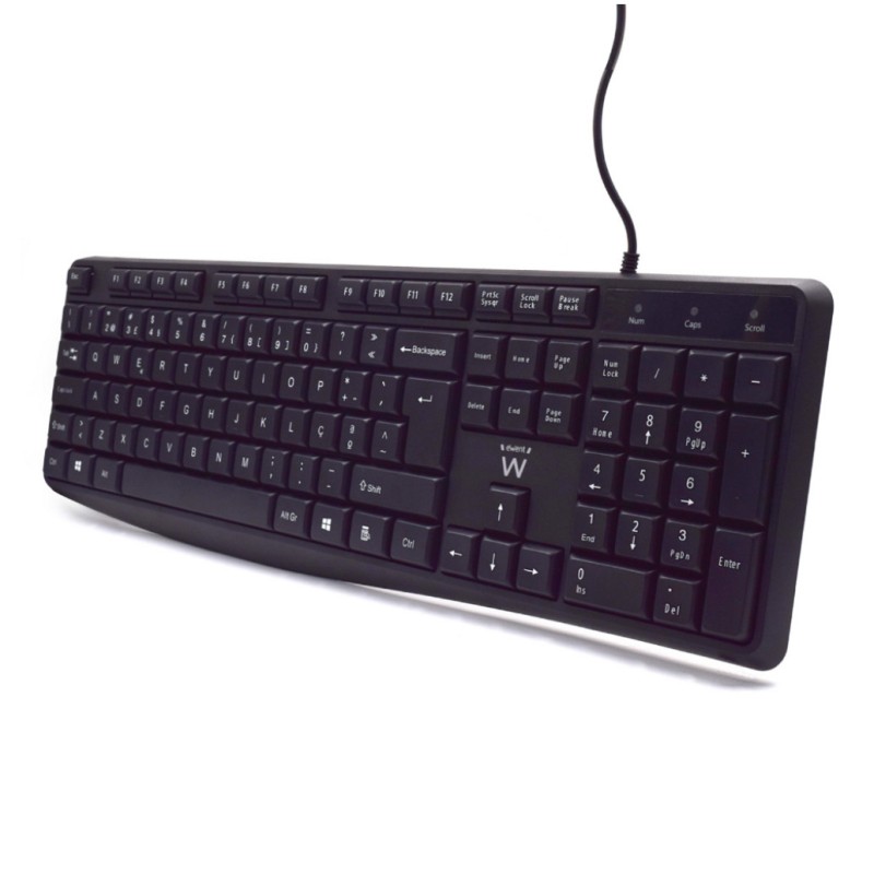 Tipkovnica Ewent USB Business SLO tiha nizka črna (EW3003) Ewent Tipkovnica Ewent USB Business SLO tiha nizka črna (EW3003)