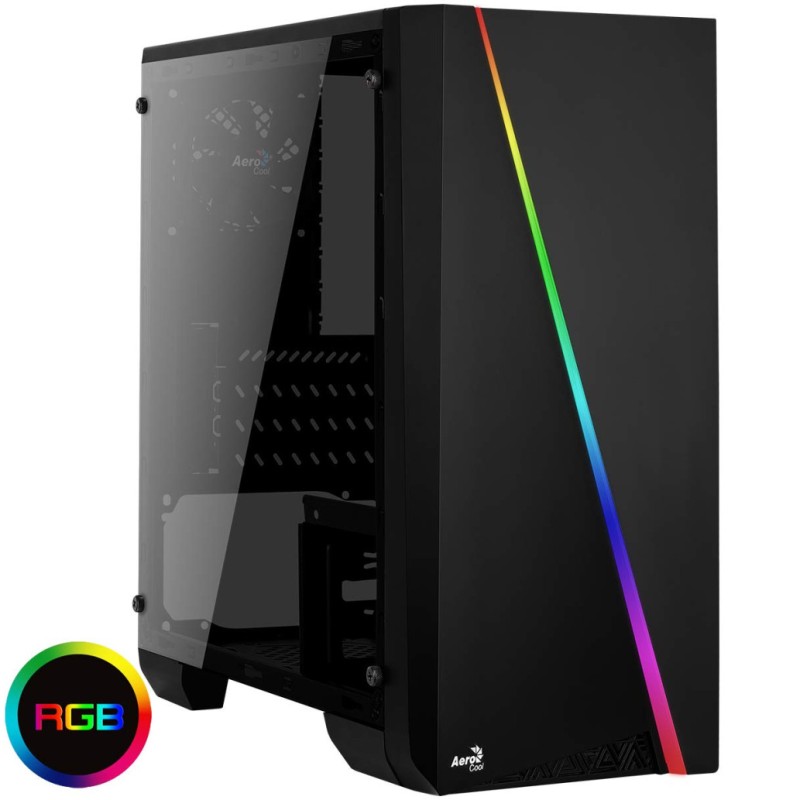 Ohišje Aerocool Cylon MidiATX - črna RGB Aerocool Ohišje Aerocool Cylon MidiATX - črna RGB