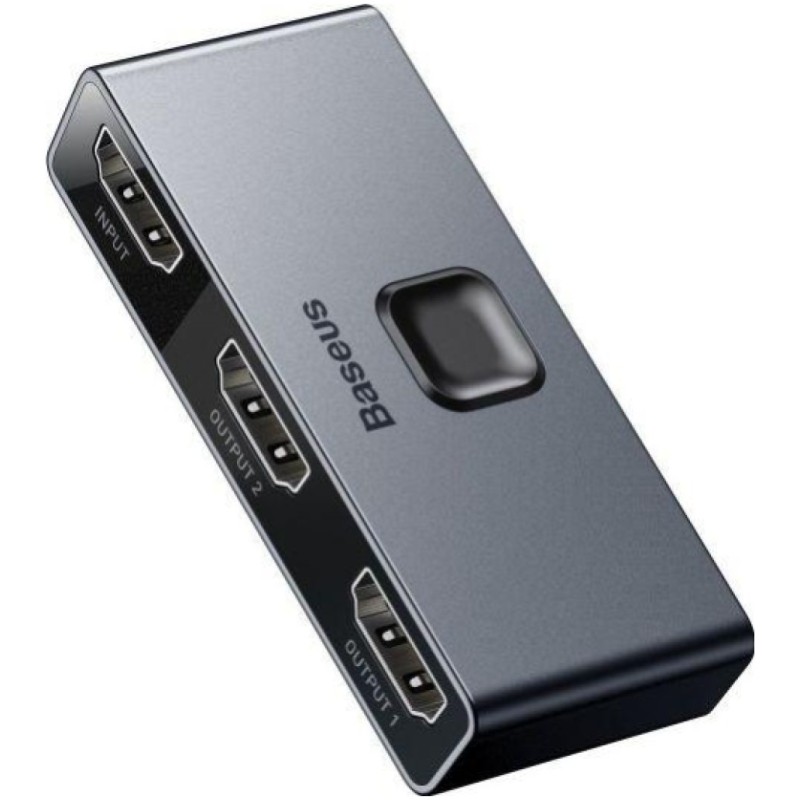 Podatkovni preklopnik Baseus 2:1 HDMI 1.4 4K Matrix dvosmerni (CAHUB-BC0G) Baseus Podatkovni preklopnik Baseus 2:1 HDMI 1.4 4K Matrix dvosmerni (CAHUB-BC0G)