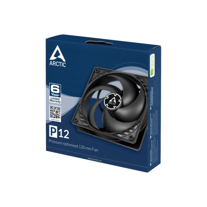 Ventilator Arctic P12 Silent 120mm, črna
