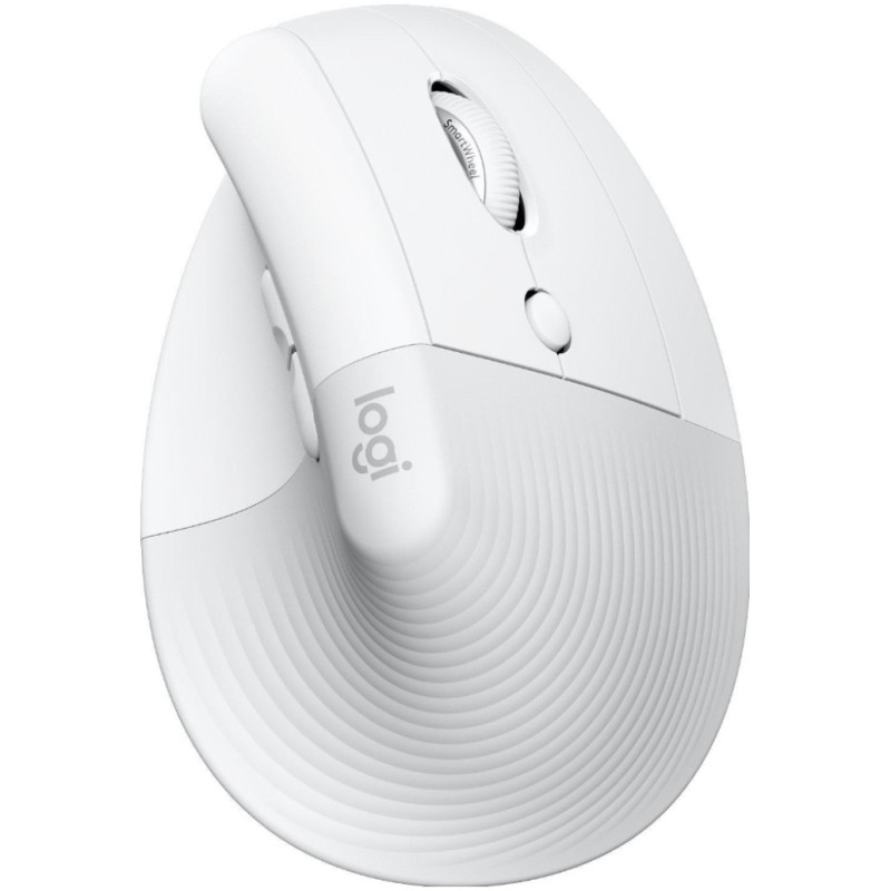 Miš brezžična + Bluetooth Logitech Lift Vertical za desničarje 4000DPI za MAC bela (910-006477) LOGITECH Miš brezžična + Bluetooth Logitech Lift Vertical za desničarje 4000DPI za MAC bela (910-006477)