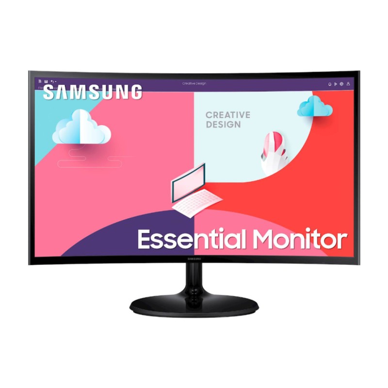 Monitor Samsung 61 cm (24,0) S24C360EAU 1920x1080 Curved 75Hz VA 4ms VGA HDMI NTSC72% FreeSync SAMSUNG Monitor Samsung 61 cm (24,0) S24C360EAU 1920x1080 Curved 75Hz VA 4ms VGA HDMI NTSC72% FreeSync
