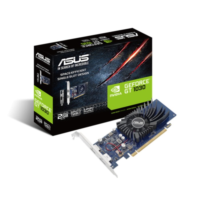 Grafična kartica nVidia GT1030 Asus GT1030-2G-BRK - 2GB GDDR5 (90YV0AT2-M0NA00)