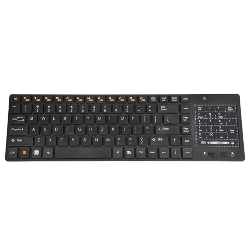 Tipkovnica Tracer brezžična Smart RF US international Touch pad črna (RMTTI046)