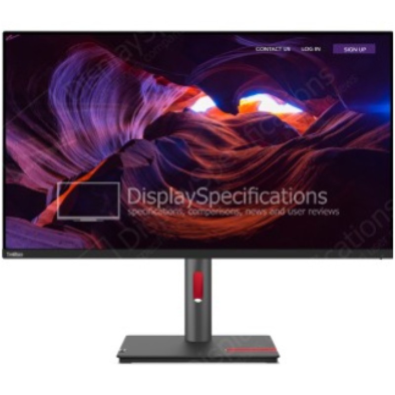 Monitor Lenovo 80 cm (31,5) P32p-30 3840x2160 Grafika IPS 4ms HDMI DisplayPort Thunderbolt4 USB-C 100W Thunderbolt4-Out 4xUSB3.2 Pivot  DCI-P3-95% RJ45 KVM ThinkVision črna