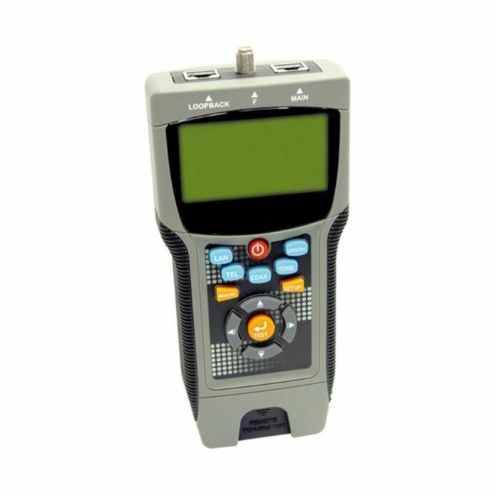 Tester mrežnih in telefonskih povezav RJ11/12/45 digitalni Cat5e Cat6 Cat6a Coax Value (13.99.3002-1)