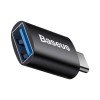 Adapter USB-A (ž) => USB-C (m) Baseus 3.2 Gen1 - črn (ZJJQ000001) Baseus Adapter USB-A (ž) => USB-C (m) Baseus 3.2 Gen1 - črn (ZJJQ000001)