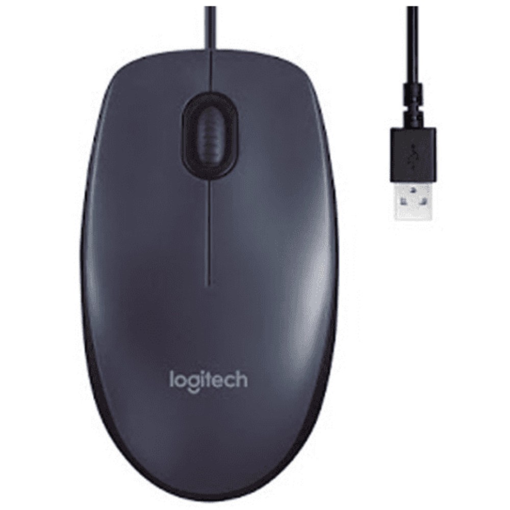 Miš Logitech USB M100 črna 1000DPI (910-006652)