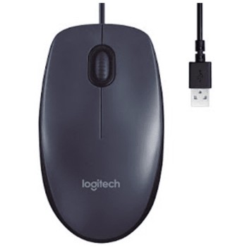 Miš Logitech USB M100 črna 1000DPI (910-006652)