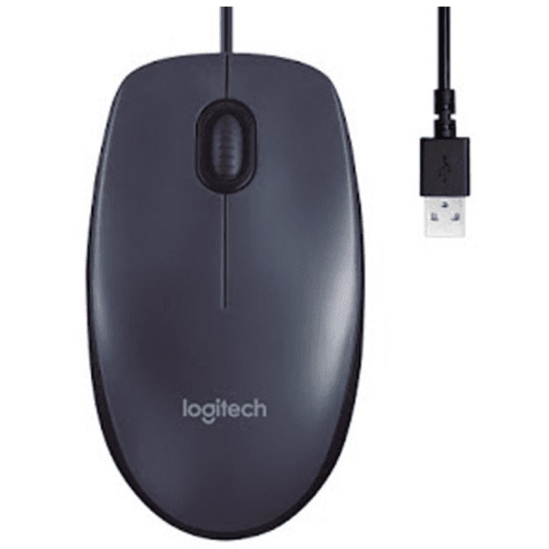 Miš Logitech USB M100 črna 1000DPI (910-006652) LOGITECH Miš Logitech USB M100 črna 1000DPI (910-006652)