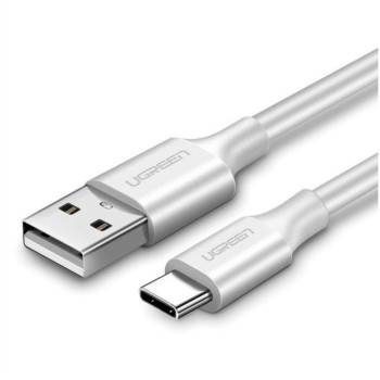 Kabel USB-C => USB-A 2.0 1,50m 5V/2A QC3 UGREEN - bel (60122) Kabel USB-C => USB-A 2.0 1,50m 5V/2A QC3 UGREEN - bel (60122)