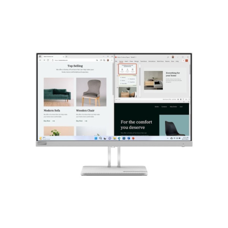 Monitor Lenovo 68,6 cm (27,0) L27e-40 1920x1080 100Hz VA 4ms VGA HDMI  NTSC72% FreeSync Podstavek za telefon