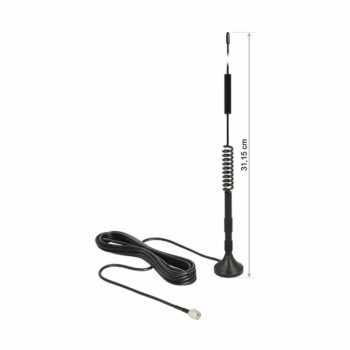 Antena omni LTE/GSM/UMTS/WLAN magnetna s kablom 3m Delock (12417) Antena omni LTE/GSM/UMTS/WLAN magnetna s kablom 3m Delock (12417)