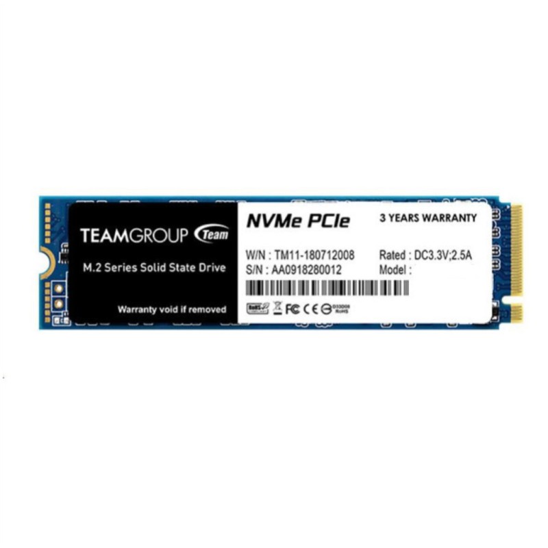 Disk SSD M.2 NVMe PCIe 3.0 256GB Teamgroup MP33 2280 1600/1000MB/s (TM8FP6256G0C101) TEAMGROUP Disk SSD M.2 NVMe PCIe 3.0 256GB Teamgroup MP33 2280 1600/1000MB/s (TM8FP6256G0C101)