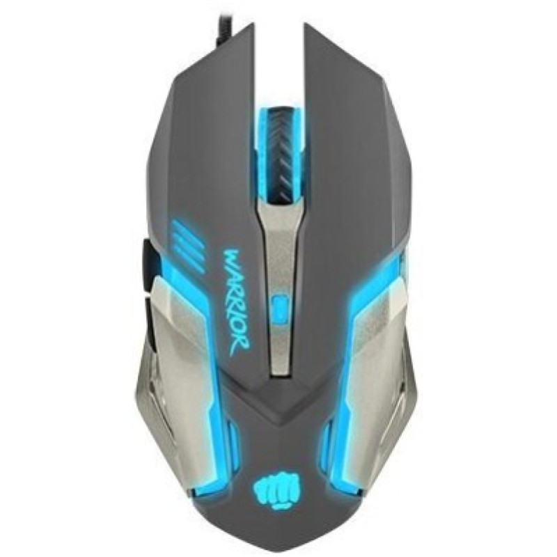 Miš NATEC USB Fury Warrior M optična gaming 3200DPI LED osvetlitev črna-modra (NFU-0869) FURY Miš NATEC USB Fury Warrior M optična gaming 3200DPI LED osvetlitev črna-modra (NFU-0869)