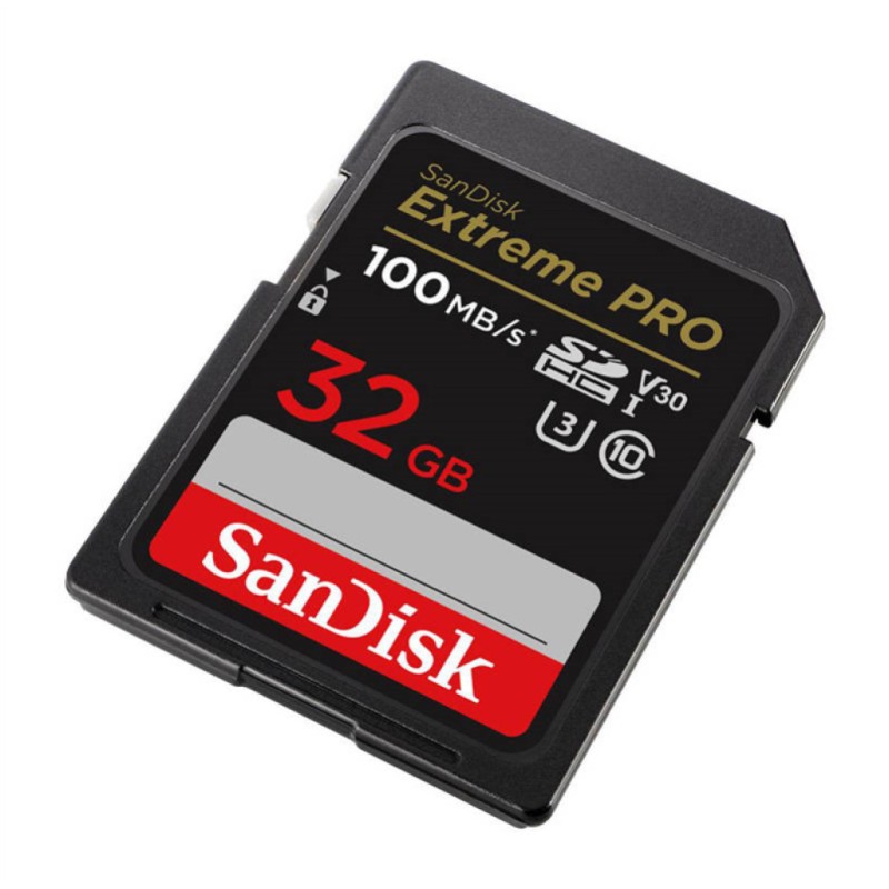 Spominska kartica SDHC 32GB SanDisk Extreme PRO 100MB/s (SDSDXXO-032G-GN4IN) SANDISK Spominska kartica SDHC 32GB SanDisk Extreme PRO 100MB/s (SDSDXXO-032G-GN4IN)