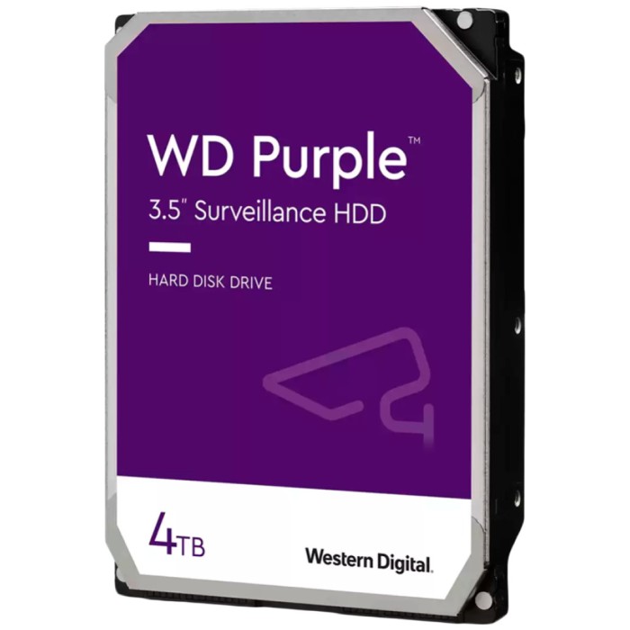 Trdi disk 4TB WD WD43PURZ - Purple 256MB - primeren za snemalnike 24/7 (WD43PURZ) Trdi disk 4TB WD WD43PURZ - Purple 256MB - primeren za snemalnike 24/7 (WD43PURZ)
