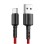 Kabel USB-C => USB-A 2.0 tekstil ovoj 1,20m 3A Vipfan X02 – rdeč (X02TC)