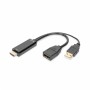 Adapter HDMI (m) => DisplayPort (ž) Digitus 4K@30Hz aktivni 20cm (AK-330101-002-S) Adapter HDMI (m) => DisplayPort (ž) Digitus 4K@30Hz aktivni 20cm (AK-330101-002-S)