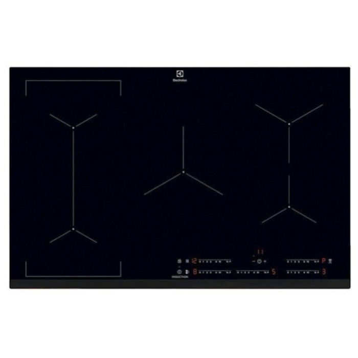 Kuhalna ploša Electrolux indukcija EIV835 78cm 5kuhališč Touch črna (EIV835)