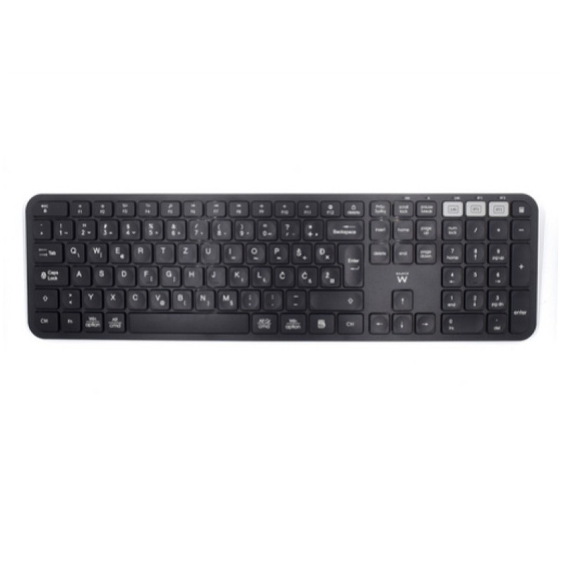 Tipkovnica Ewent brezžična + Bluetooth Multi-connect USB SLO (EW3278) Ewent Tipkovnica Ewent brezžična + Bluetooth Multi-connect USB SLO (EW3278)