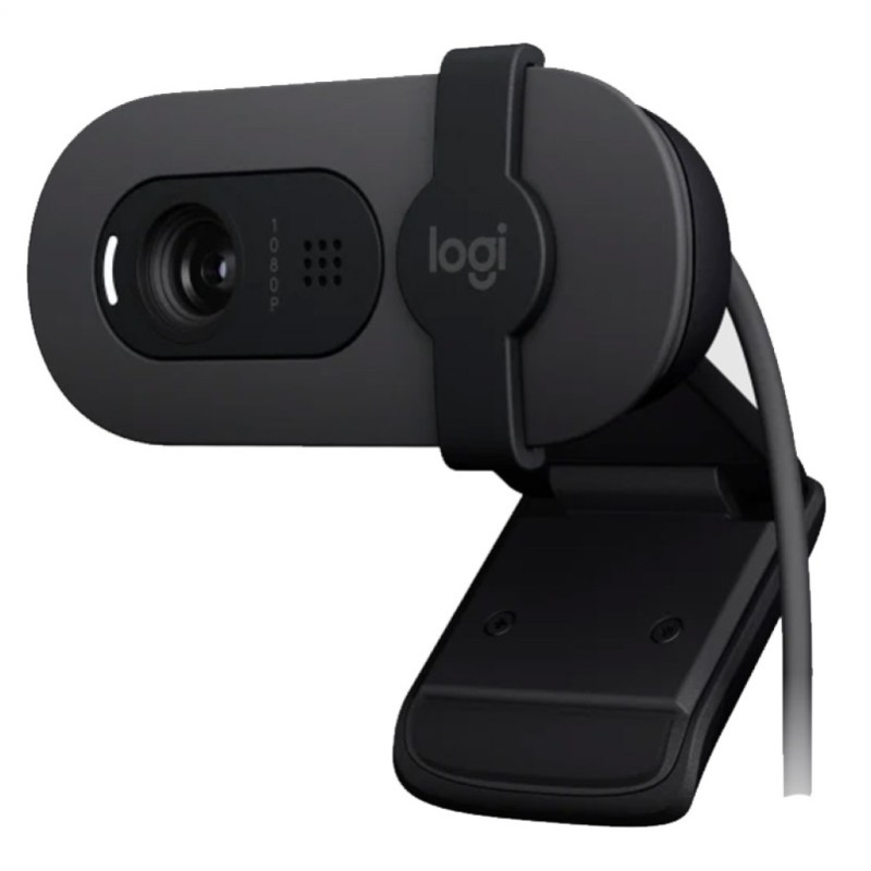 Spletna kamera Logitech Brio 100 2MP FHD 30FPS 58° USB-A grafitna pokrov za lečo (960-001585) LOGITECH Spletna kamera Logitech Brio 100 2MP FHD 30FPS 58° USB-A grafitna pokrov za lečo (960-001585)