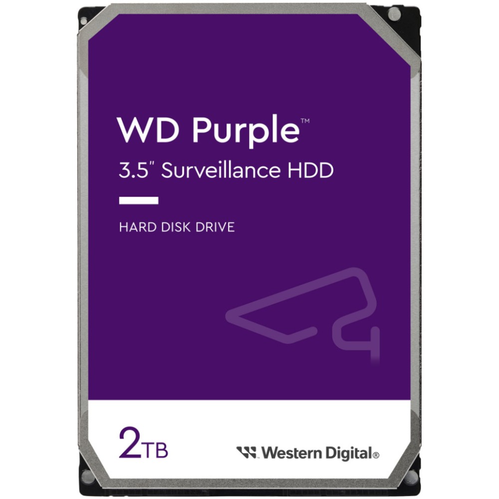 Trdi disk 2TB SATA3 WD23PURZ 6Gb/s 256MB Purple - primerno za snemalnike 24/7 delovanje WD Trdi disk 2TB SATA3 WD23PURZ 6Gb/s 256MB Purple - primerno za snemalnike 24/7 delovanje