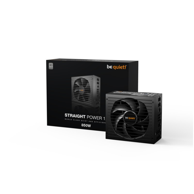 Napajalnik - 850W Bequiet Straight Power 12 80Plus Platinum 80+ ATX 3.1 (Gen5) Modular 135mm črna (BN337) be quiet! Napajalnik - 850W Bequiet Straight Power 12 80Plus Platinum 80+ ATX 3.1 (Gen5) Modular 135mm črna (BN337)