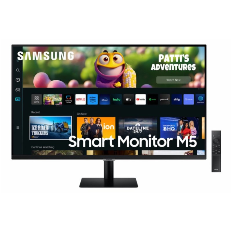 Monitor Samsung 68,6 cm (27,0) S27CM500EU 1920x1080 Smart TV Tizen VA 4ms 2xHDMI 2xUSB Zvočniki  BT WiFi HDR10 Smart M5 Daljinsko upravljanje
