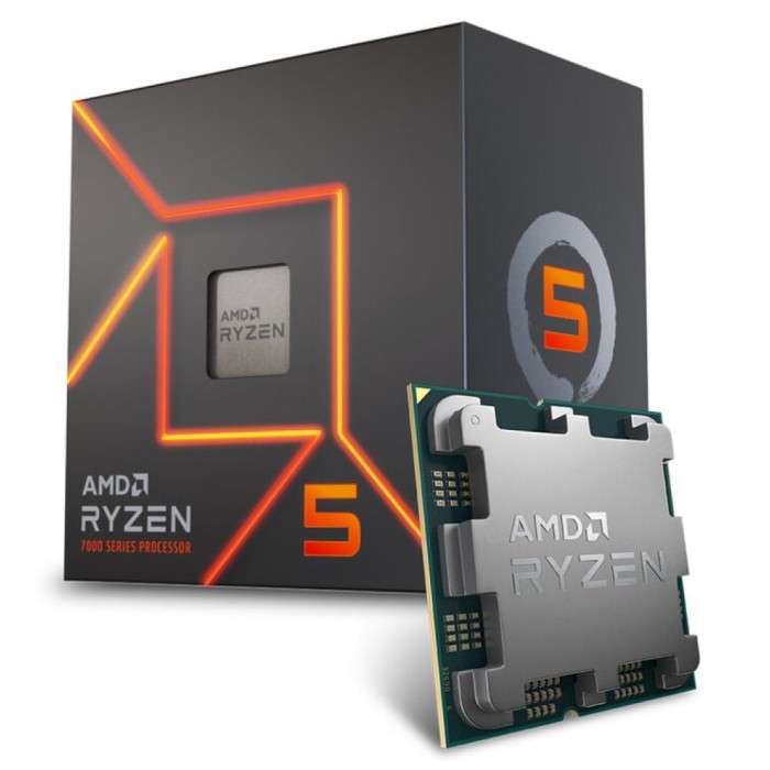 Procesor AMD AM5 Ryzen 5 7600 6C/12T 3.8Hz/5.1GHz BOX 65W grafika Radeon Wraith Stealth hladilnik