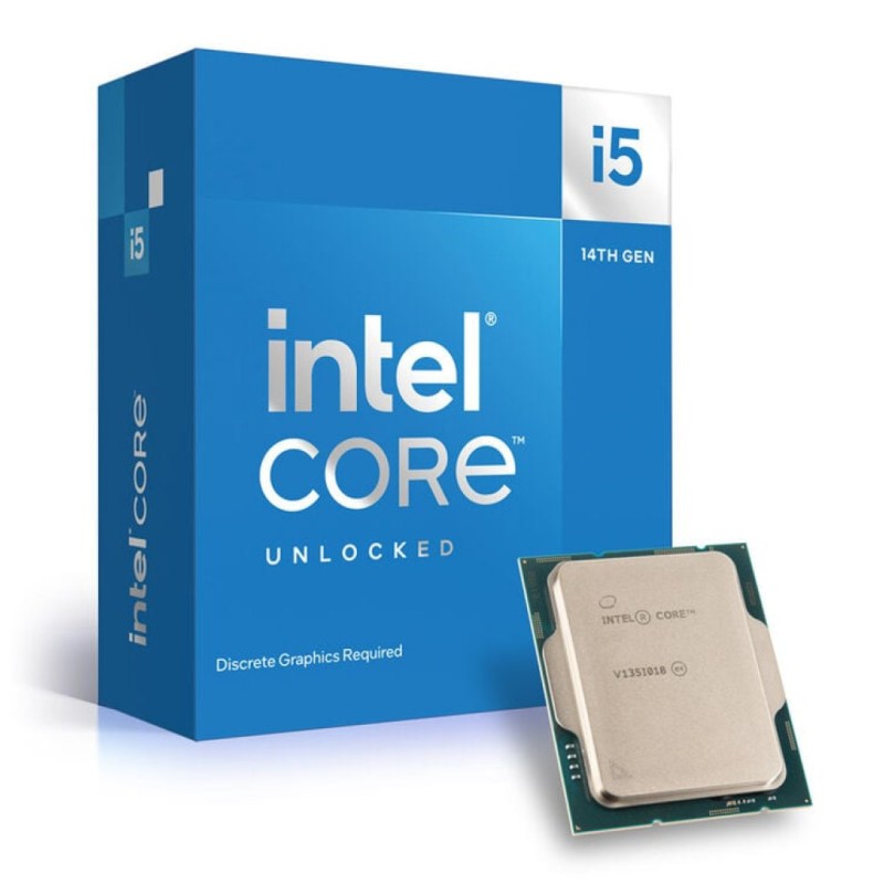 Procesor Intel 1700 Core i5 14600KF 14C/20T 2.6GHz/5.1GHz BOX 125W/181W brez grafike brez hladilnika