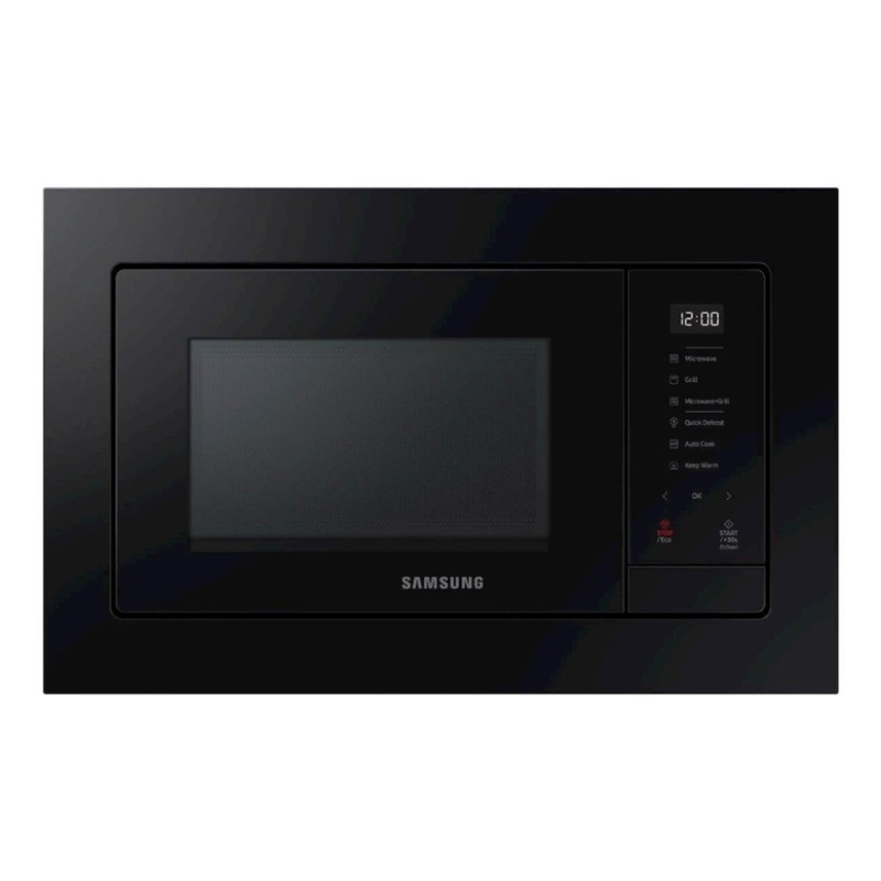 Vgradna mikrovalovna pečica Samsung MG23A7318CK/E2, 23l/800W/1100W-žar črno steklo SAMSUNG Vgradna mikrovalovna pečica Samsung MG23A7318CK/E2, 23l/800W/1100W-žar črno steklo