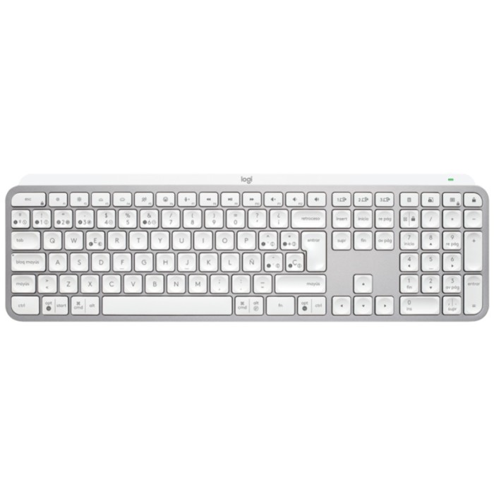 Tipkovnica Bluetooth + USB Logitech MX Keys S UK | SLO gravura siva LED osvetlitev (920-011588)