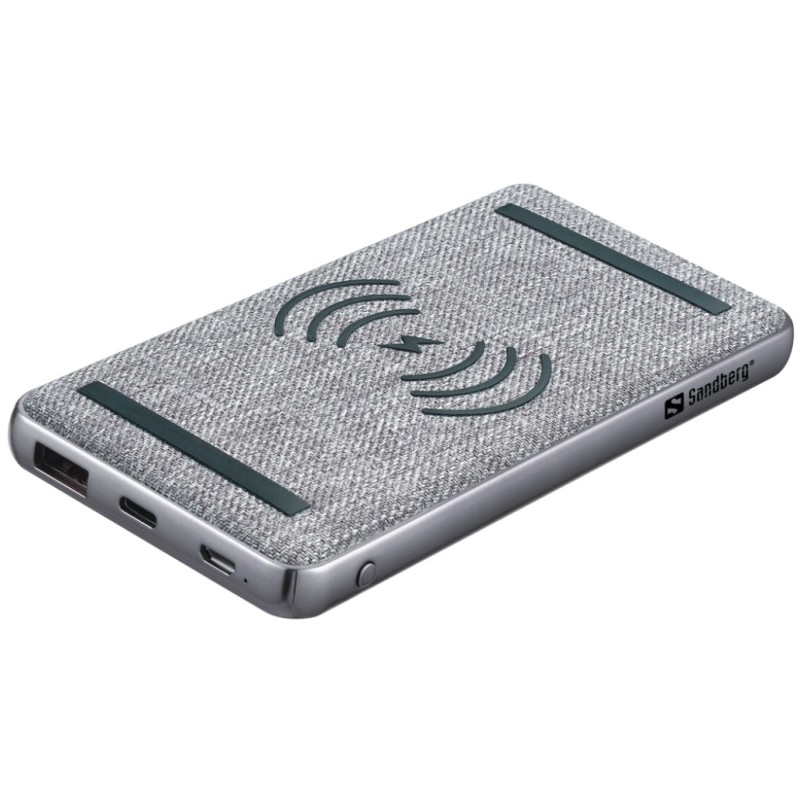 Prenosa baterija Sandberg Powerbank 10000 mAh PD 20W + QI Wireless (420-61) SANDBERG Prenosa baterija Sandberg Powerbank 10000 mAh PD 20W + QI Wireless (420-61)