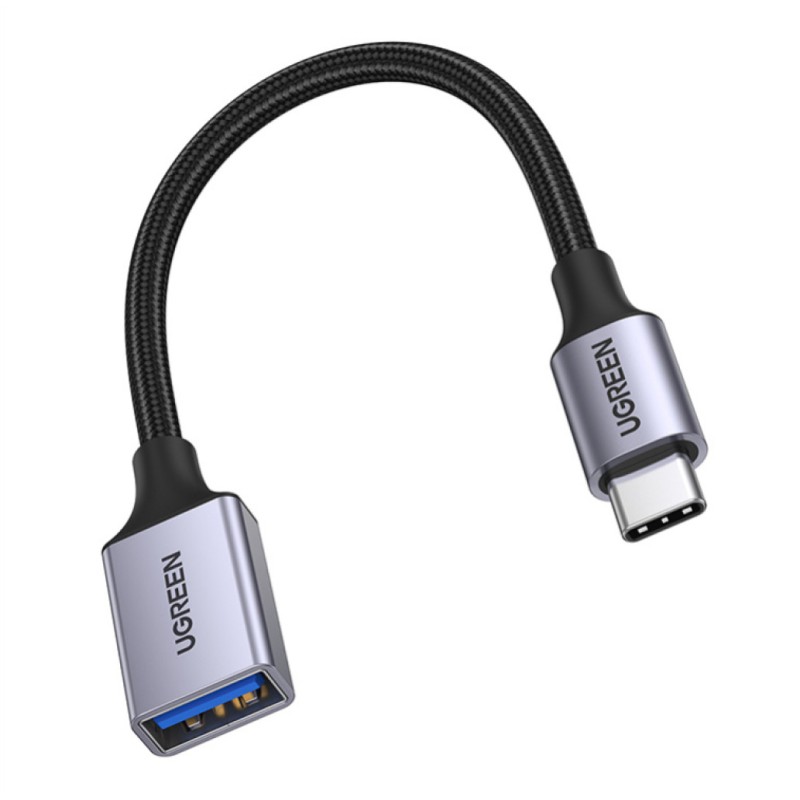 Adapter USB-C => USB 3.0 (ž) kabel 0,15m Ugreen OTG črn US378 (15305) UGREEN Adapter USB-C => USB 3.0 (ž) kabel 0,15m Ugreen OTG črn US378 (15305)