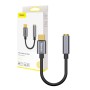 Adapter avdio USB-C (m) => 3,5mm (ž) stereo Baseus DAC 0,09m (CATL54-0G) Adapter avdio USB-C (m) => 3,5mm (ž) stereo Baseus DAC 0,09m (CATL54-0G)