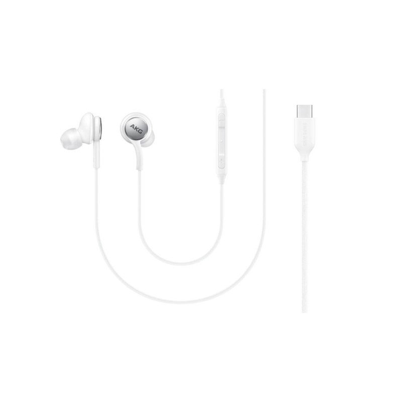 Slušalke žične ušesne USB-C Samsung AKG bele (EO-IC100BWE) SAMSUNG Slušalke žične ušesne USB-C Samsung AKG bele (EO-IC100BWE)