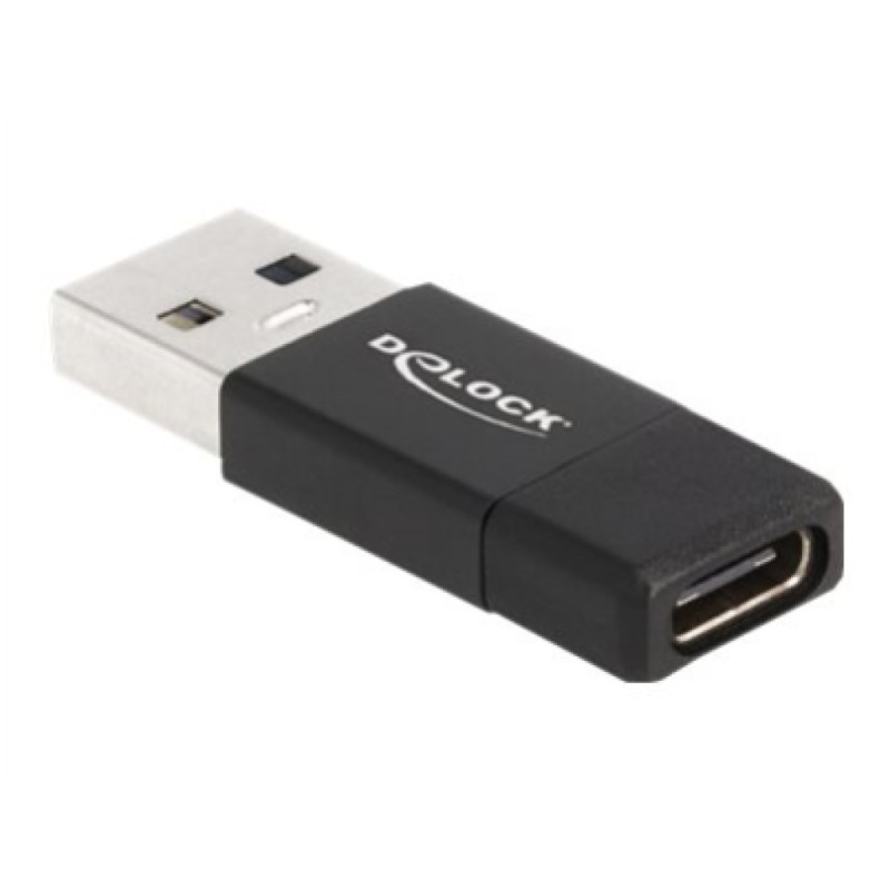 Adapter USB-A (m) => USB-C (ž) 3.2 Gen2 10Gbps Delock (60001) Delock Adapter USB-A (m) => USB-C (ž) 3.2 Gen2 10Gbps Delock (60001)