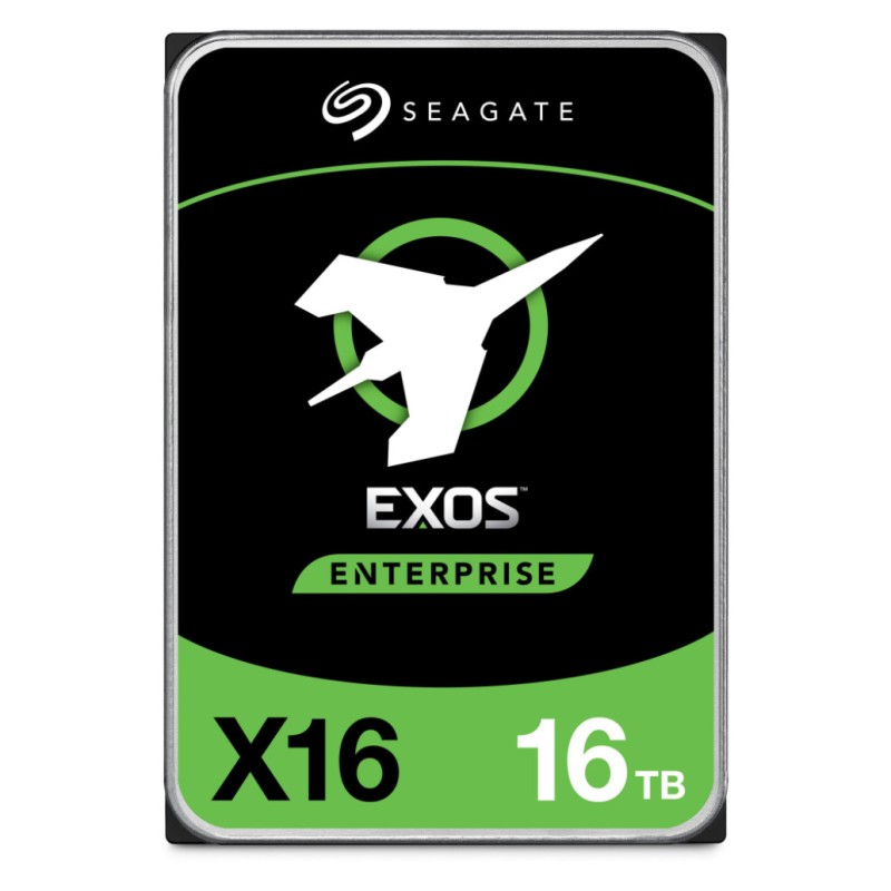 Trdi disk 16TB Seagate Exos X16  256GB - 3,5 primerno za NAS ter strežnike, tovarniško obnovljen (ST16000NM001G)