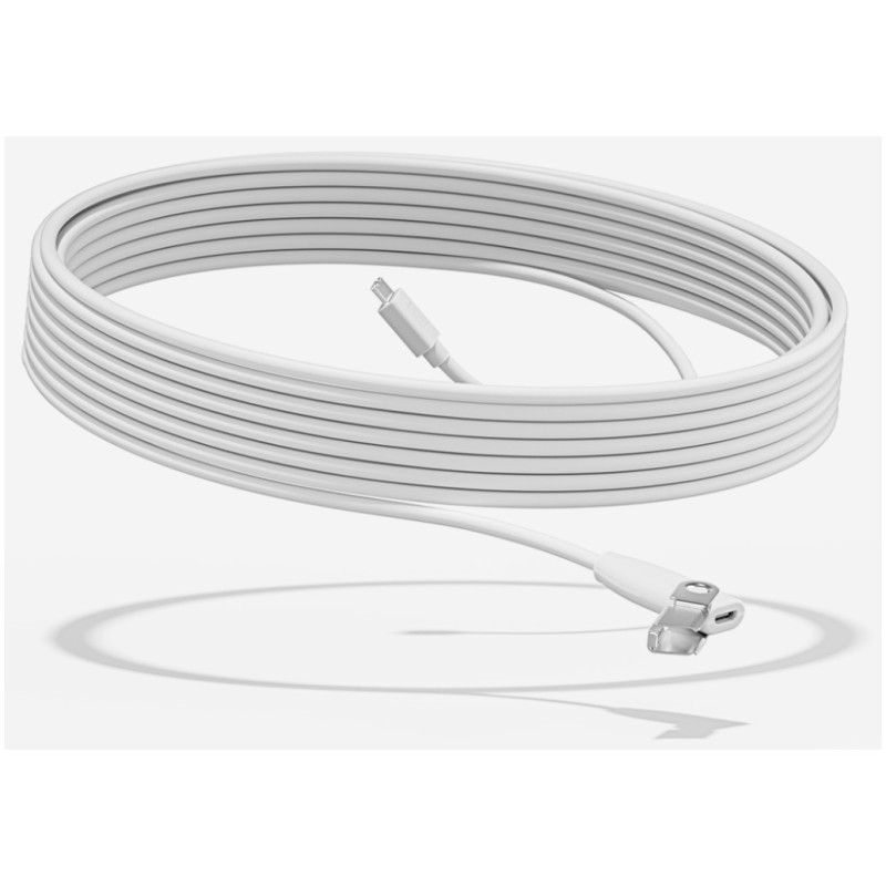 WEB Konferenčni kabel Logitech Rally za mikrofon Mic Pod Extension Cable, 10m, bel (952-000047) LOGITECH WEB Konferenčni kabel Logitech Rally za mikrofon Mic Pod Extension Cable, 10m, bel (952-000047)